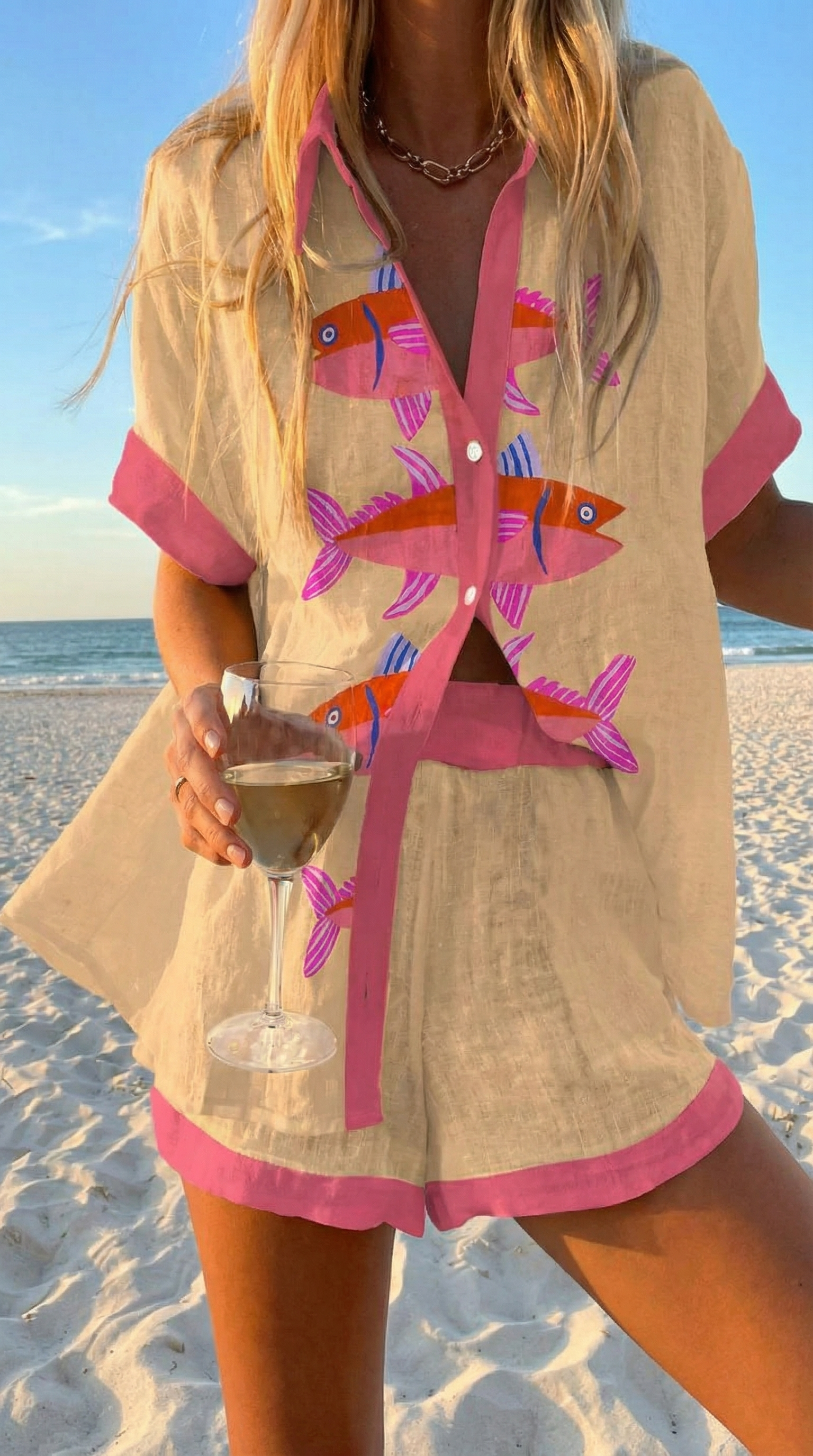 Aniela™ | Summer Top and Shorts Set