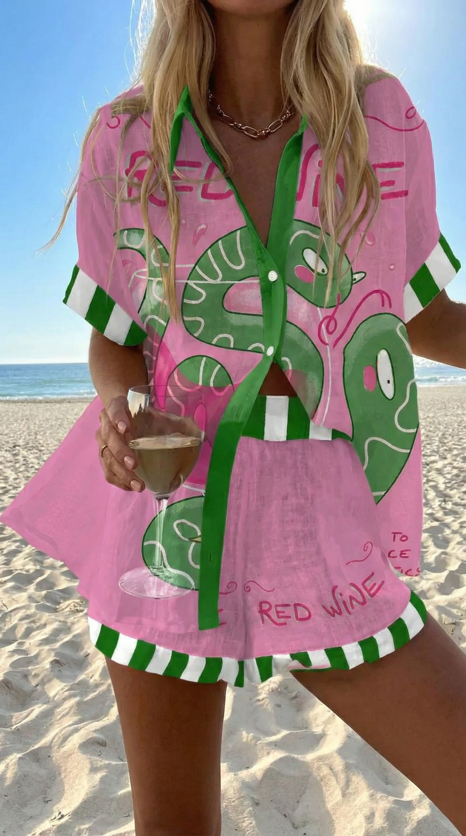 Kalina™ | Summer Top and Shorts Set