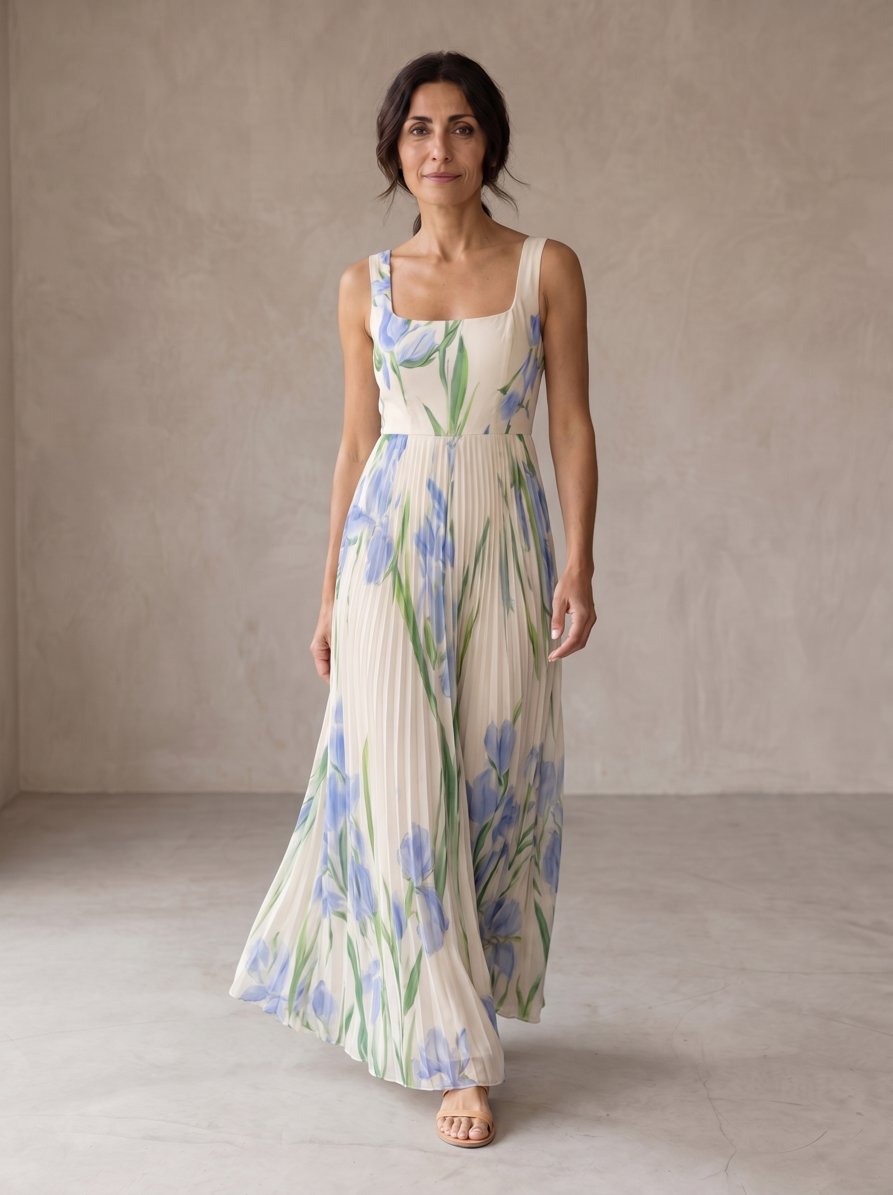 Oriah | Floral A-Line Maxi Dress
