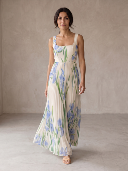 Oriah | Floral A-Line Maxi Dress