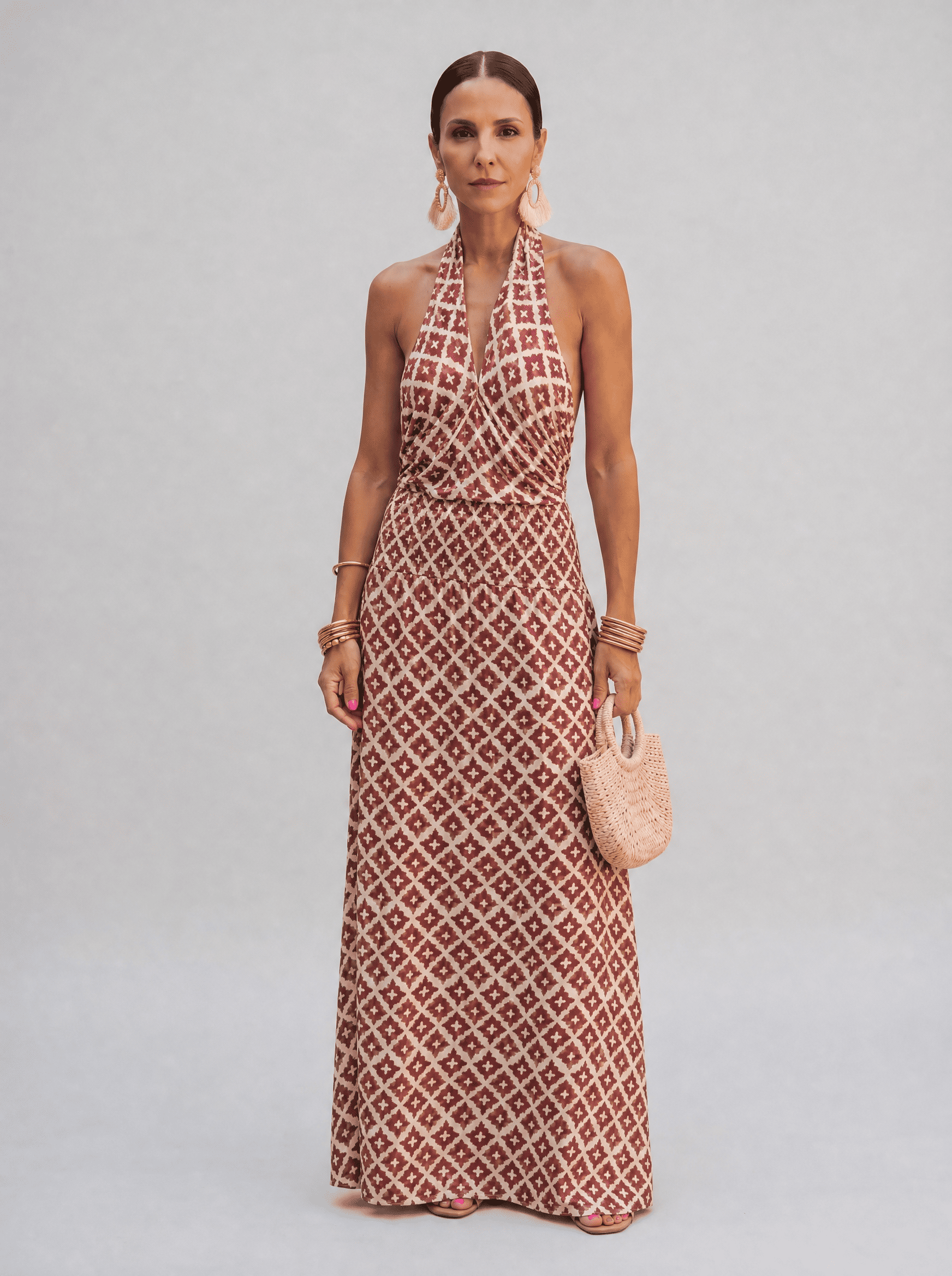 Elegant Dress with Off-Shoulder Design