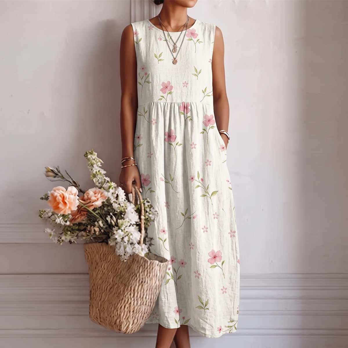Elisa Everyday Midi Dress