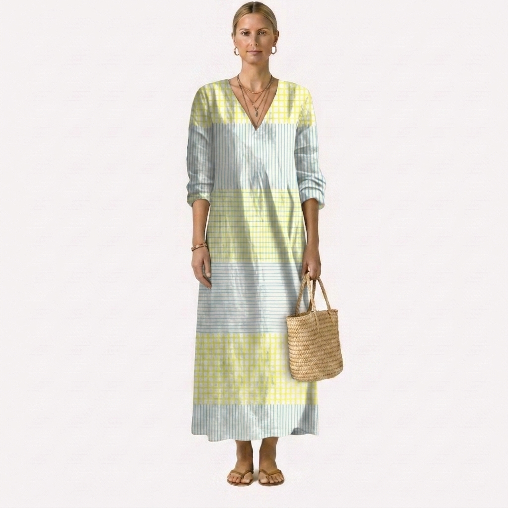 Olivia Airy Dress with Natural Elegance