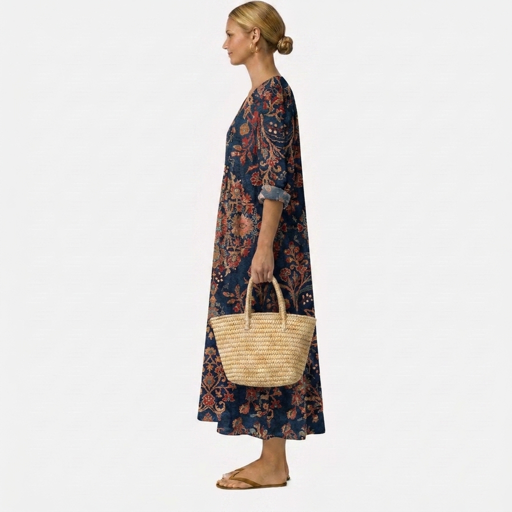 Adela Charming Floral Dress