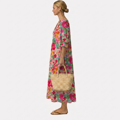 Rosa Elegant Floral Dress