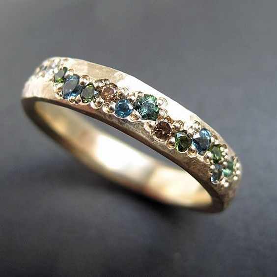 Ava | Vintage Gold Bunter Ring