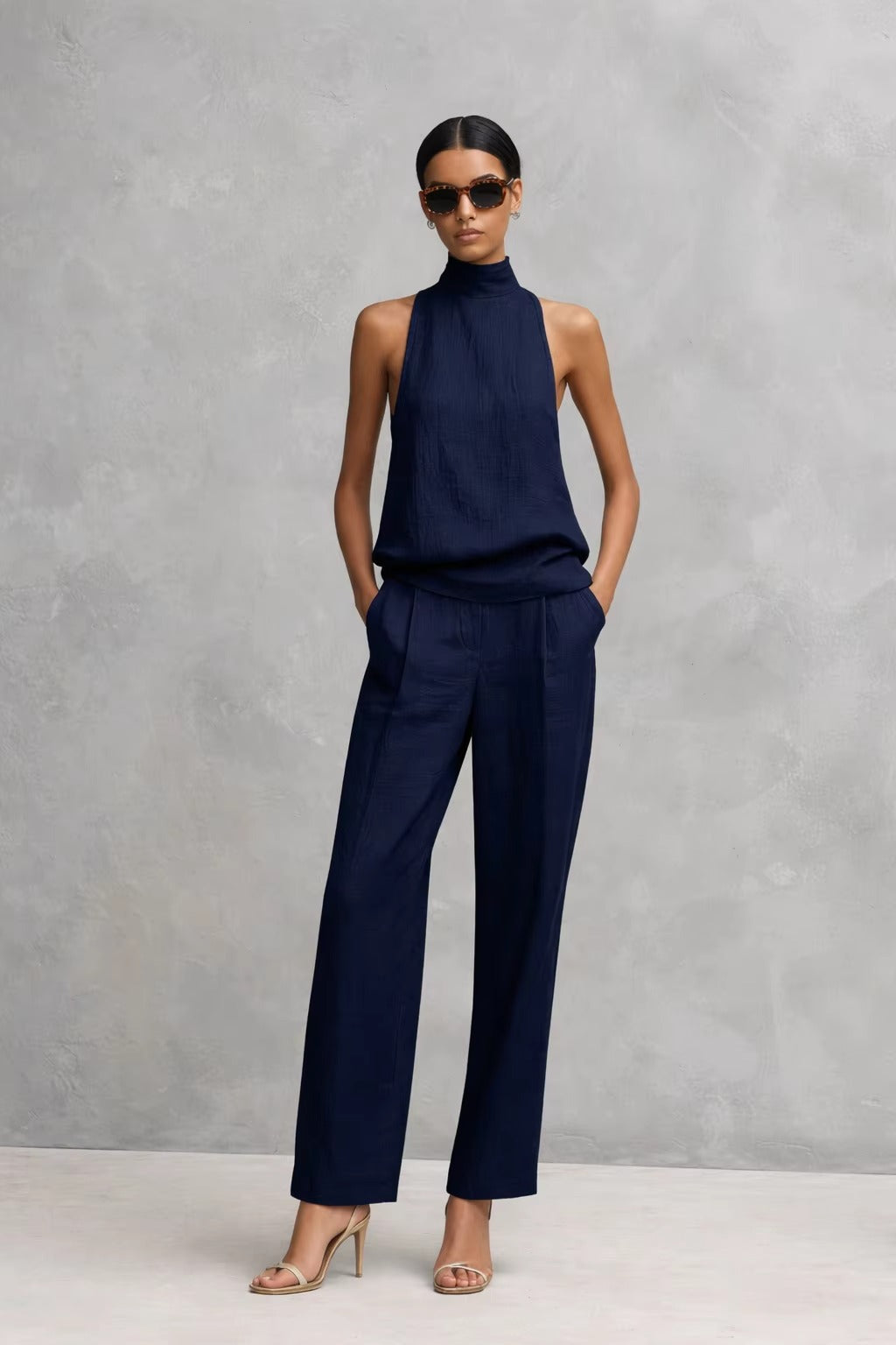 Ava | Elegant Linen Two Piece Set