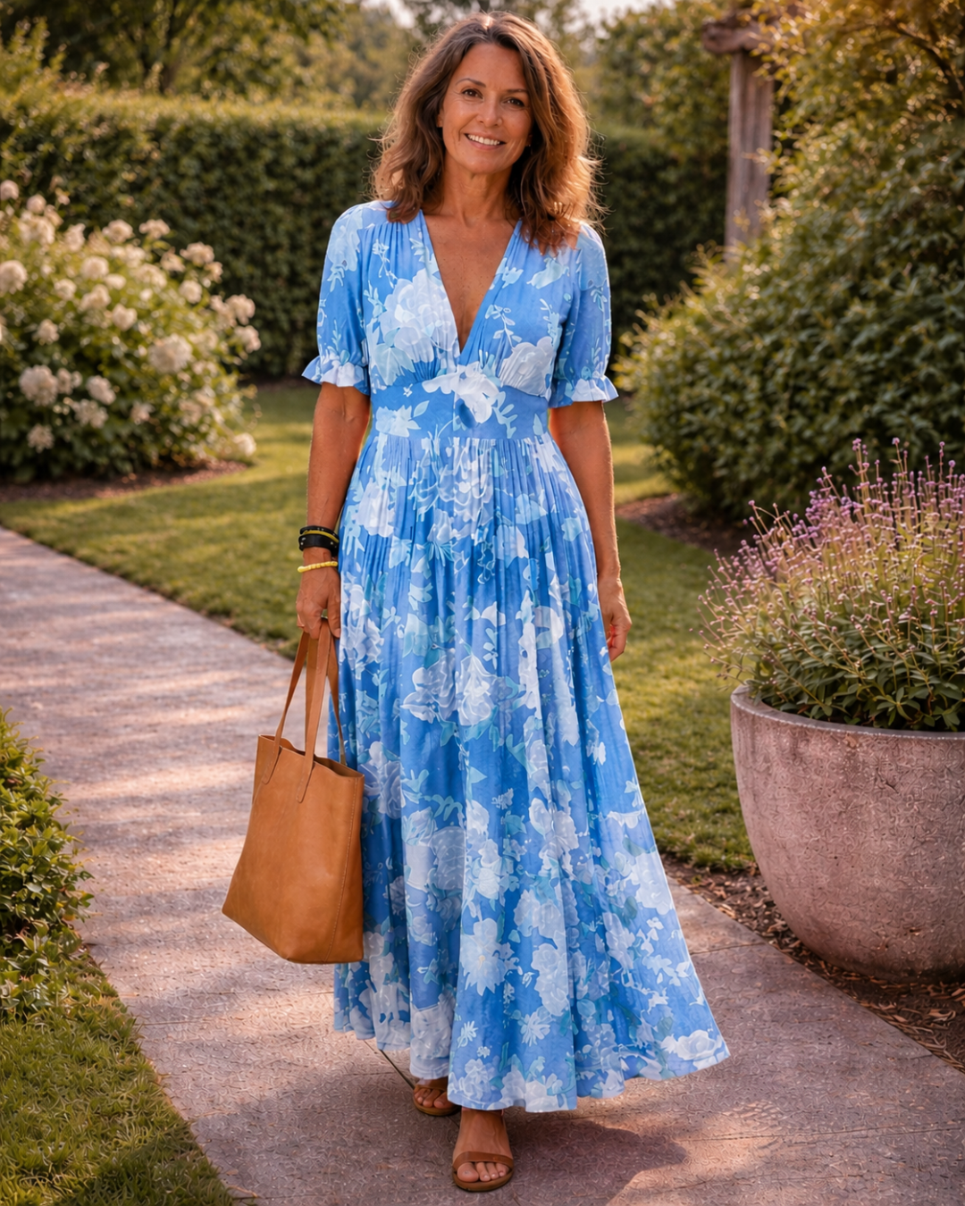 ROME | Floral Maxi Dress