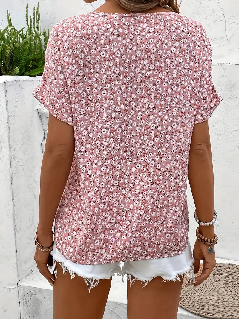 Jenna | Floral Button-Up Blouse