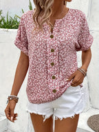 Jenna | Floral Button-Up Blouse