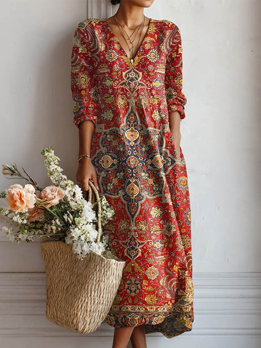 Loes Bohemian Maxi Dress
