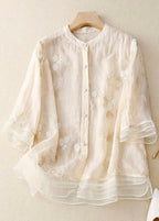 Madison | Elegant Embroidered Blouse