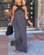 Quirine™ | Wrap-Front Maxi Dress-