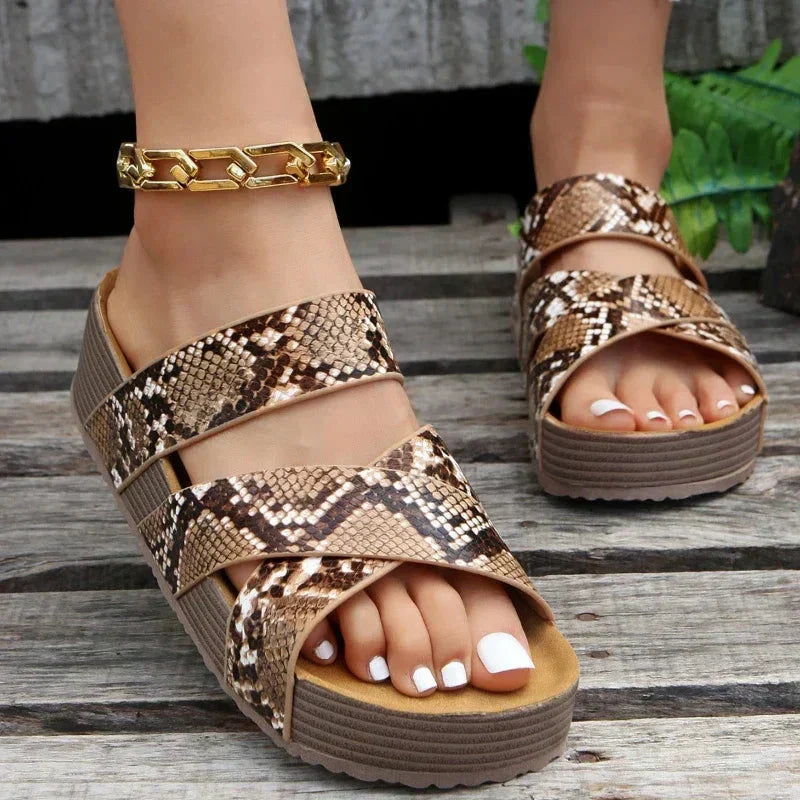 Jada | Orthopedic Leather Sandals Made from High Quality Material