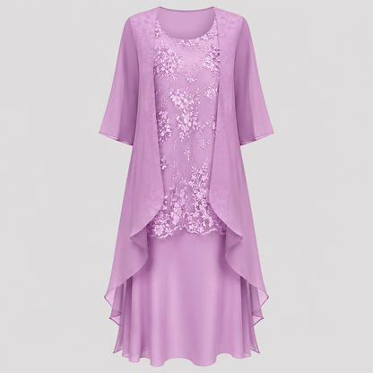 Lumi™ Chiffon Two-Piece Dress