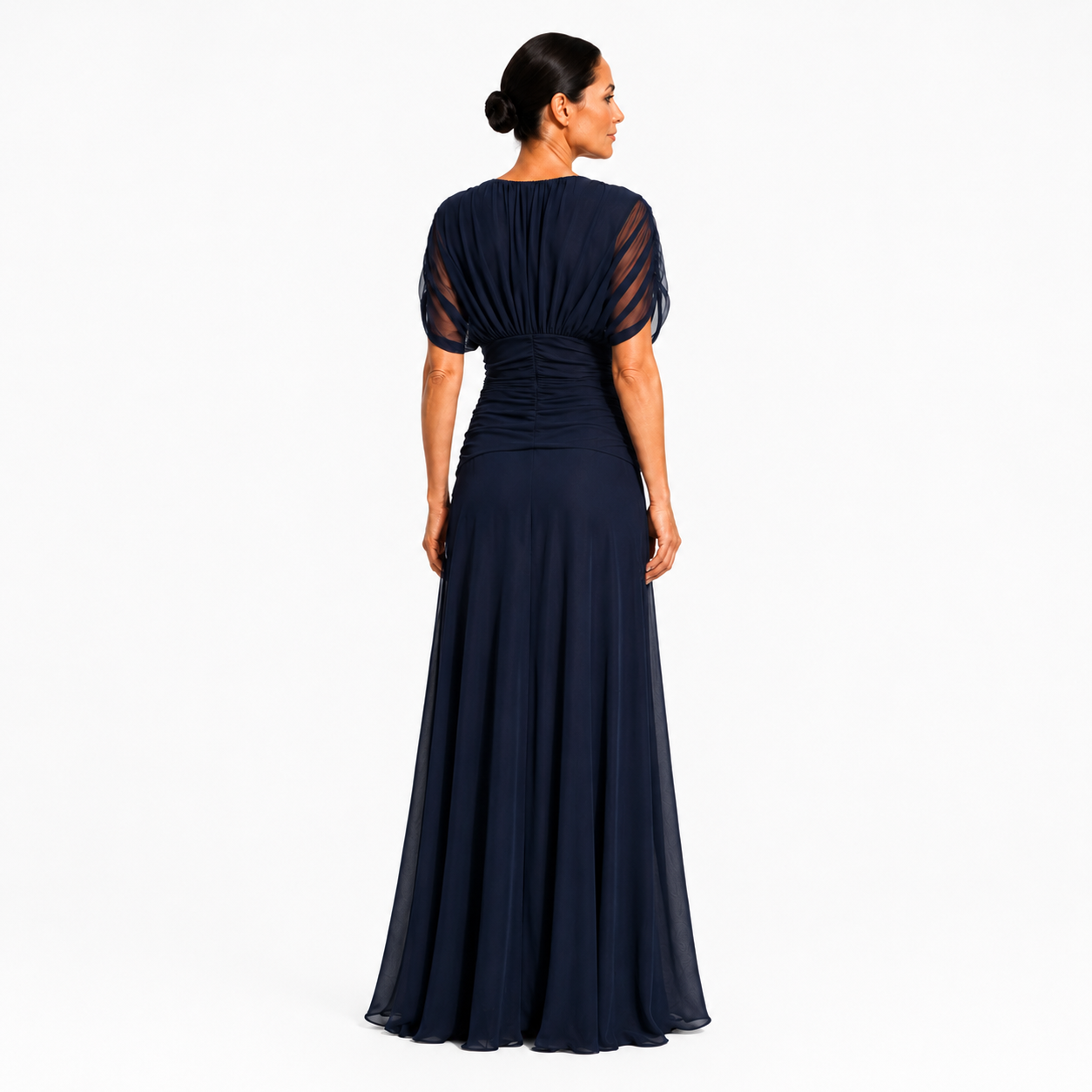 Avery | Elegant Navy Blue Dress