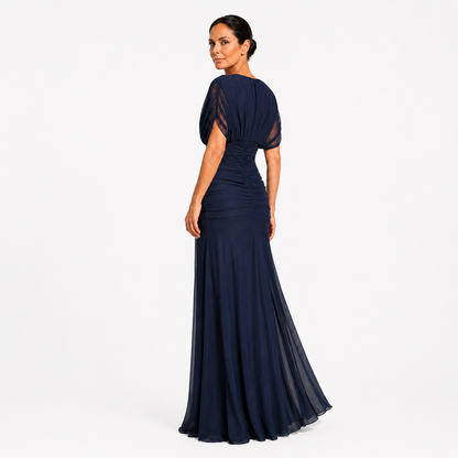 Avery | Elegant Navy Blue Dress