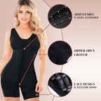 Lunea Mode Fajas Colombianas Shapewear for Women Tummy Control Post Surgery Full Body Shaper Butt Lifter with Zipper Crotch