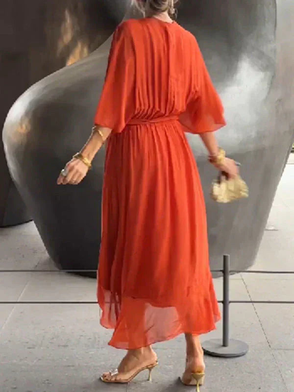 Lucienne | Elegant V-neck dress