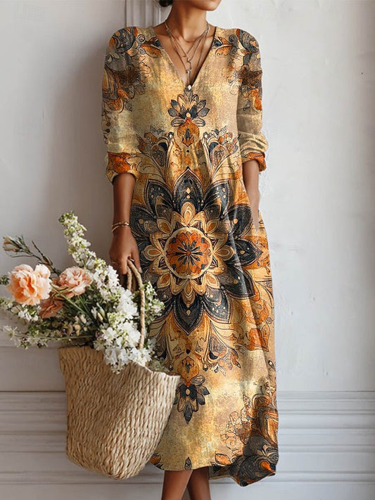 Fleur Bohemian Maxi Dress