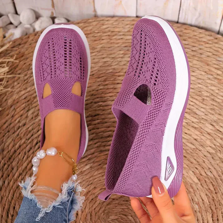 Lunea Mode® | The 'Cloud-Walk' Orthopedic Air-Mesh Loafer
