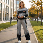 Women's Casual Gradient Top and Pants Set