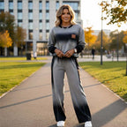 Women's Casual Gradient Top and Pants Set
