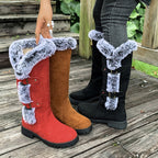 Ladies' Thick Plush Mid-Calf Snow Boots