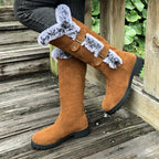 Ladies' Thick Plush Mid-Calf Snow Boots