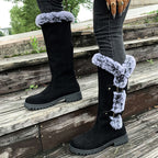 Ladies' Thick Plush Mid-Calf Snow Boots