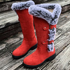 Ladies' Thick Plush Mid-Calf Snow Boots