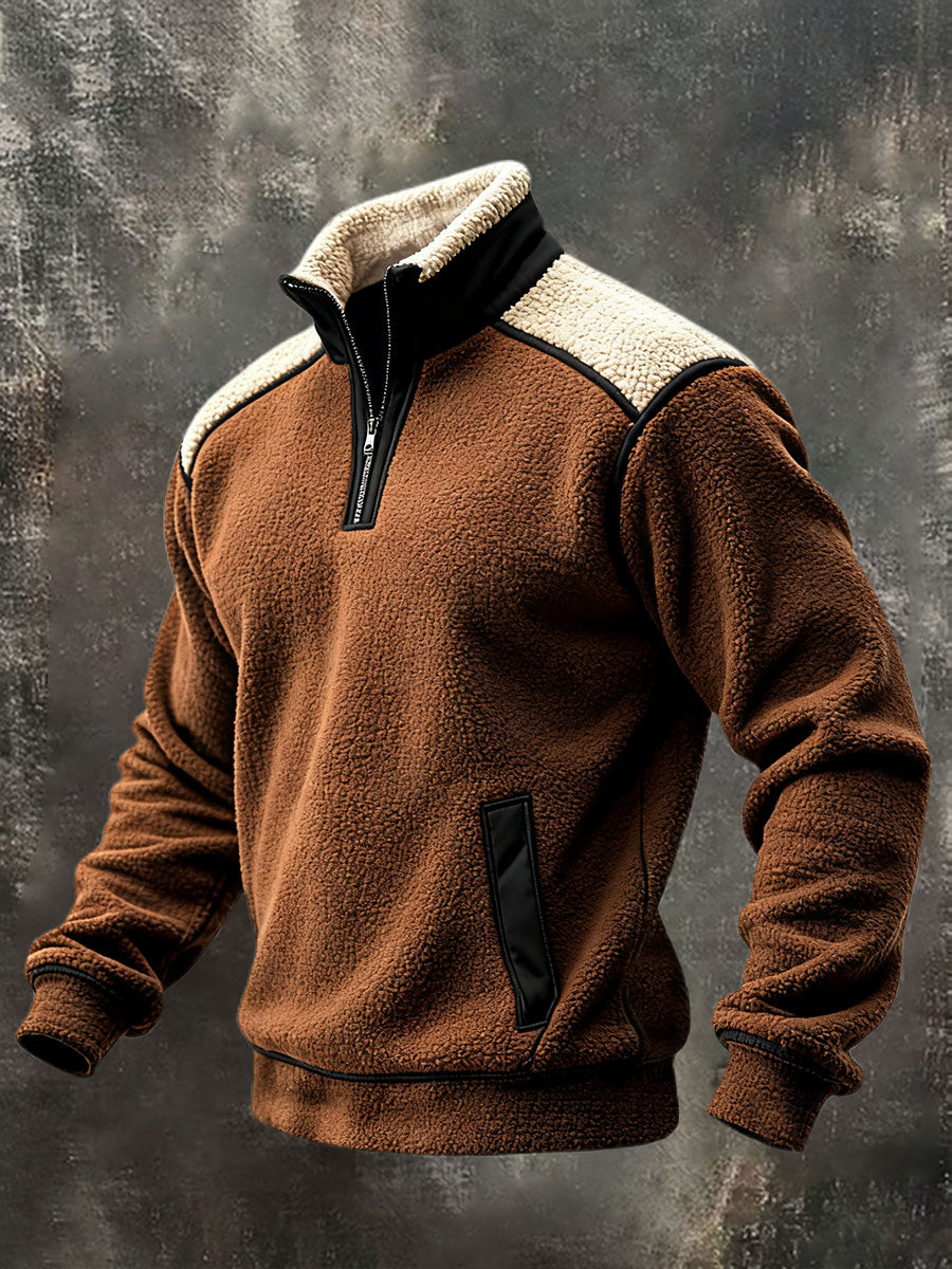 Rafael | Men's Retro Warm Outdoor Sweatshirt