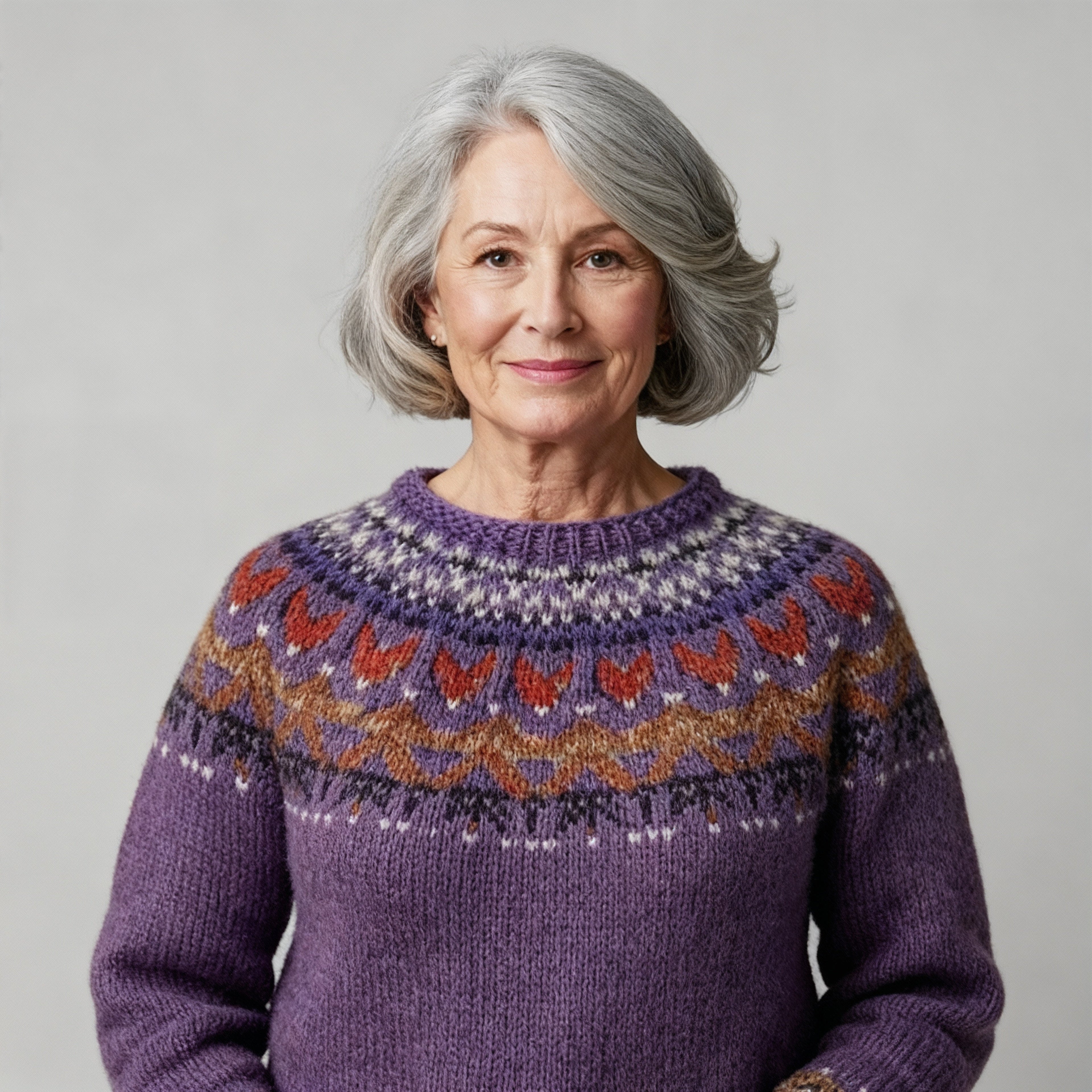 Classic Icelandic Wool Knit Sweater