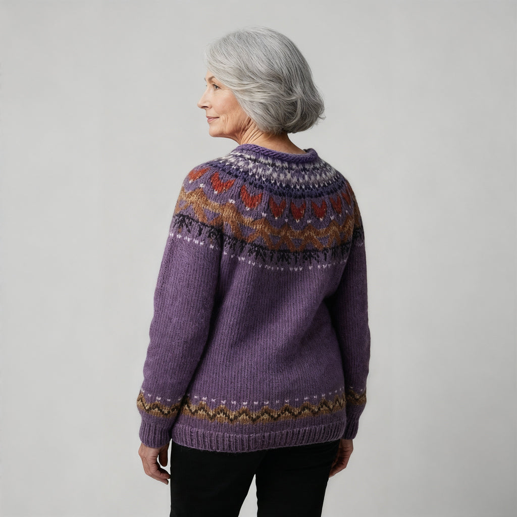 Classic Icelandic Wool Knit Sweater