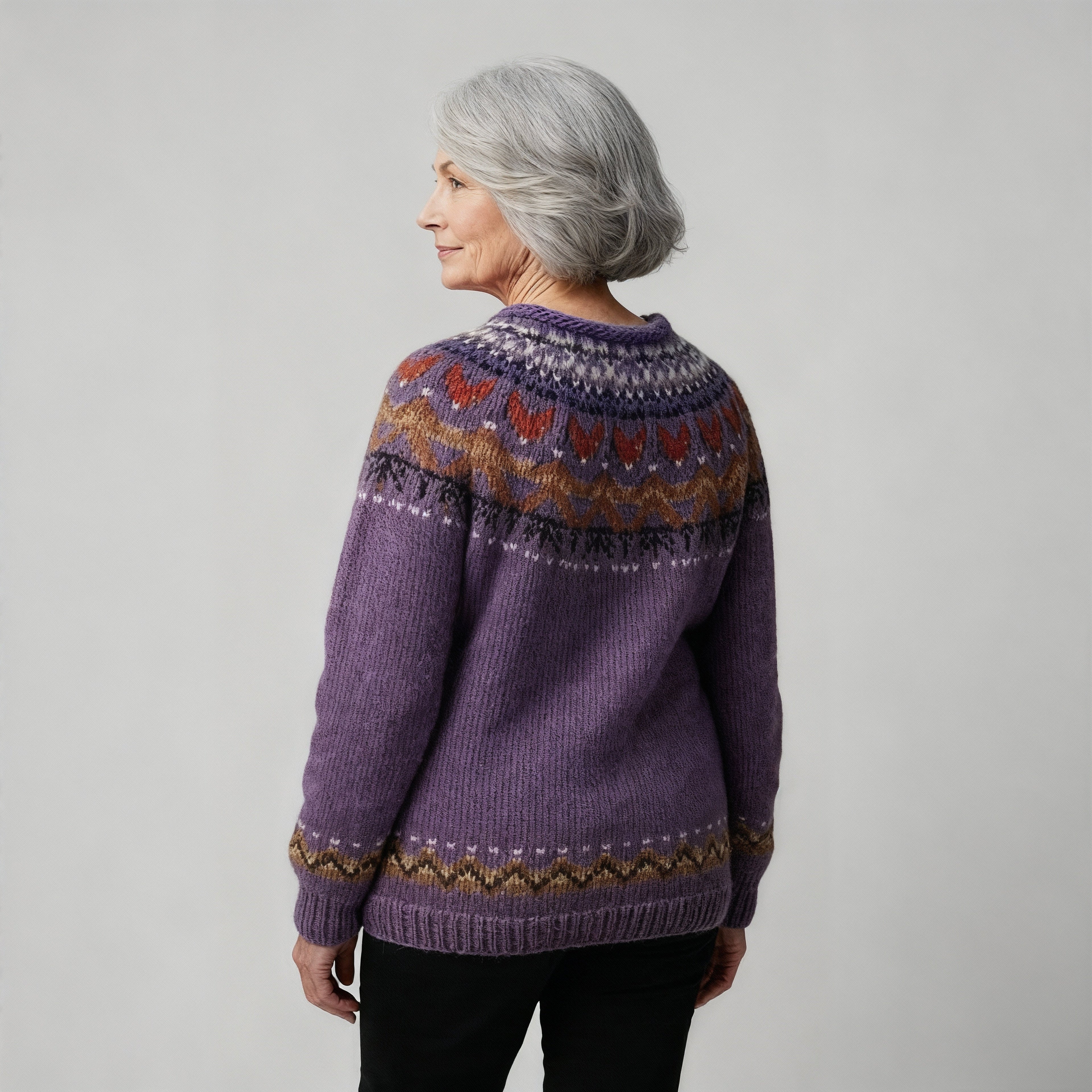 Classic Icelandic Wool Knit Sweater