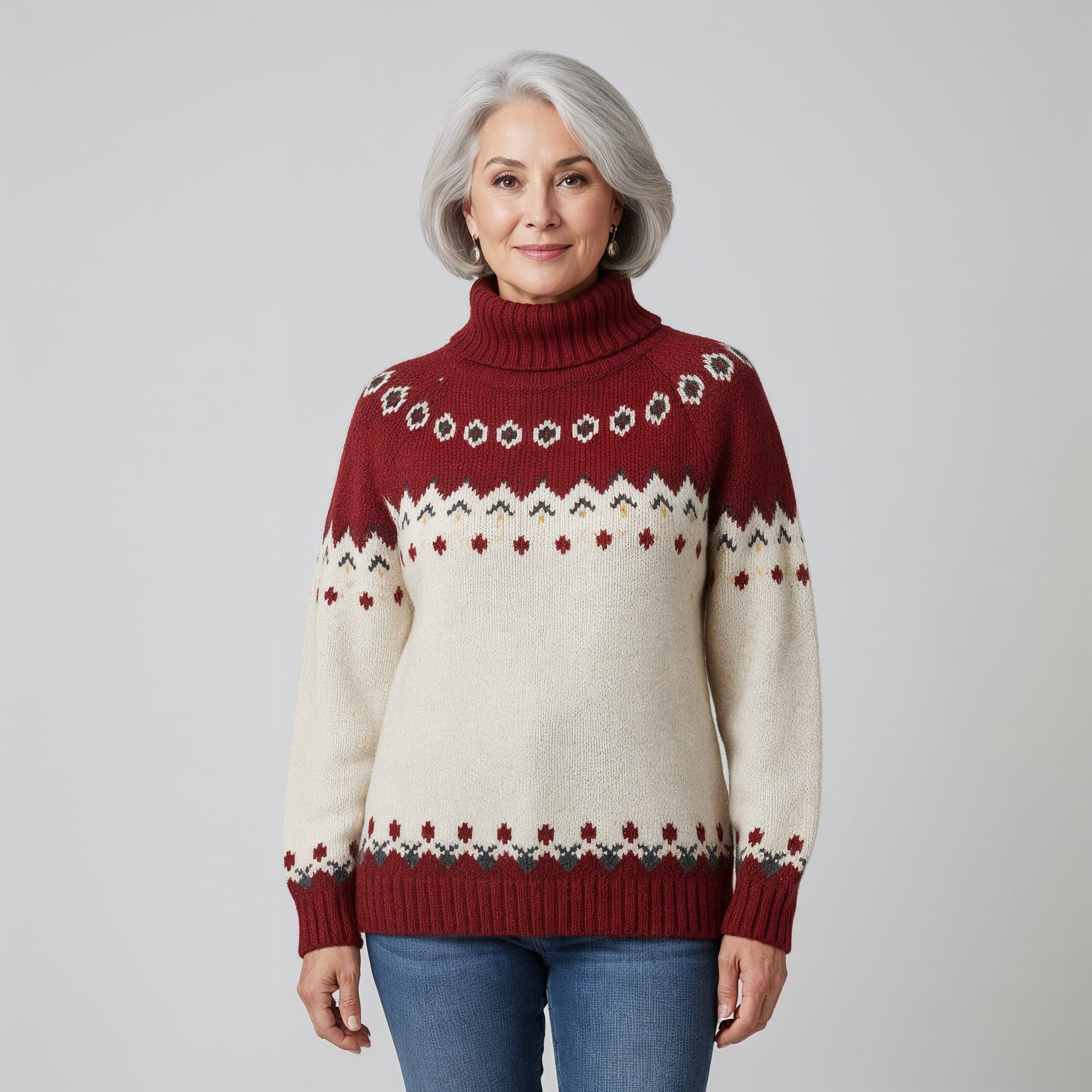 Classic Icelandic Wool Knit Sweater