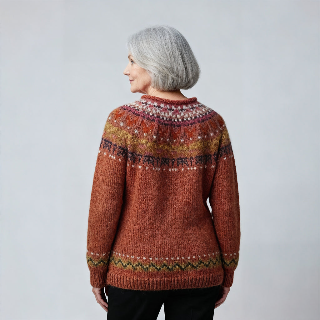 Classic Icelandic Wool Knit Sweater