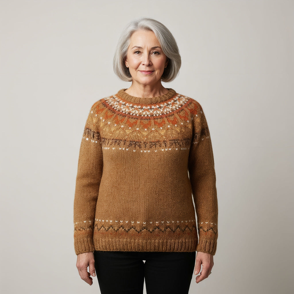 Classic Icelandic Wool Knit Sweater
