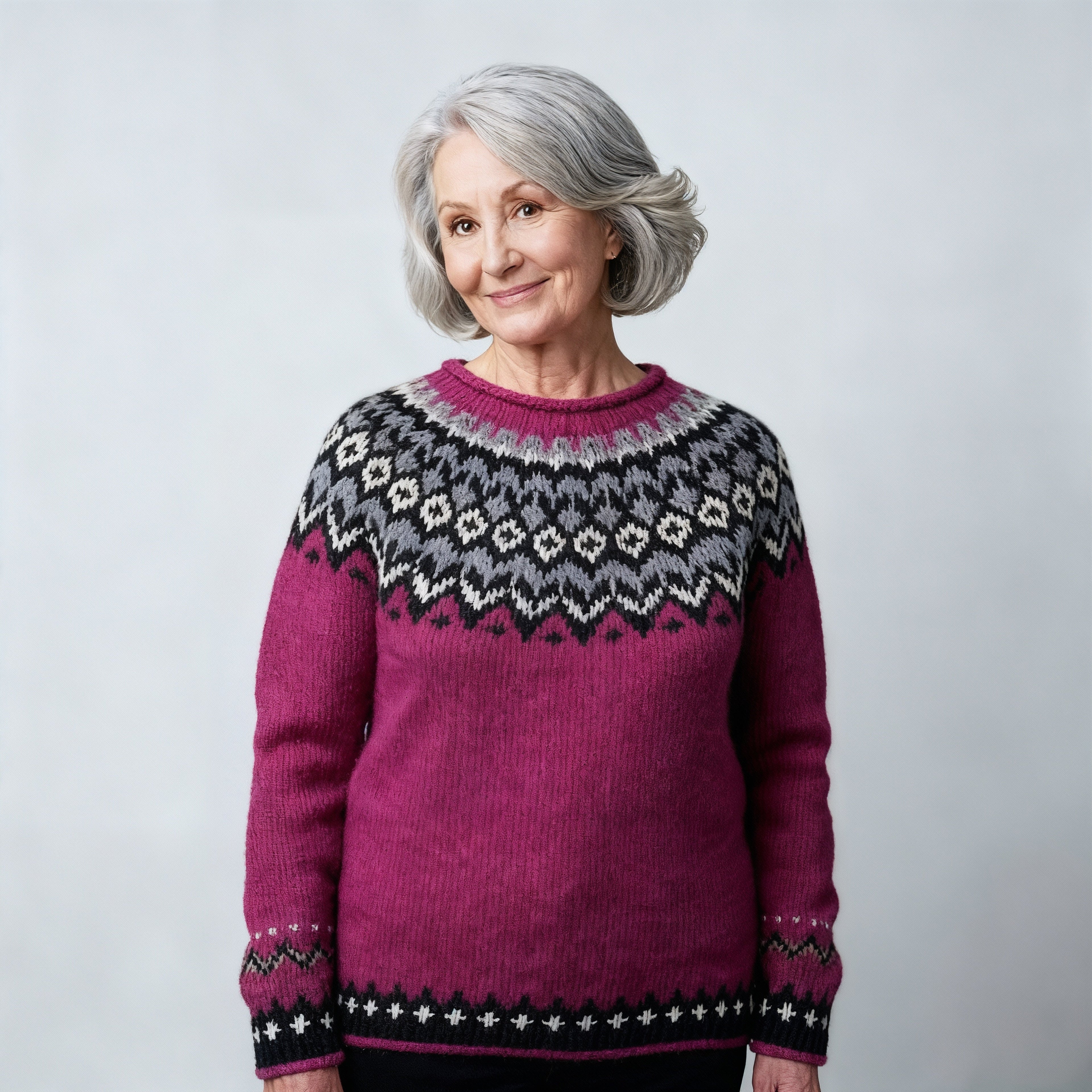 Classic Icelandic Wool Knit Sweater