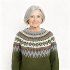 Classic Icelandic Wool Knit Sweater