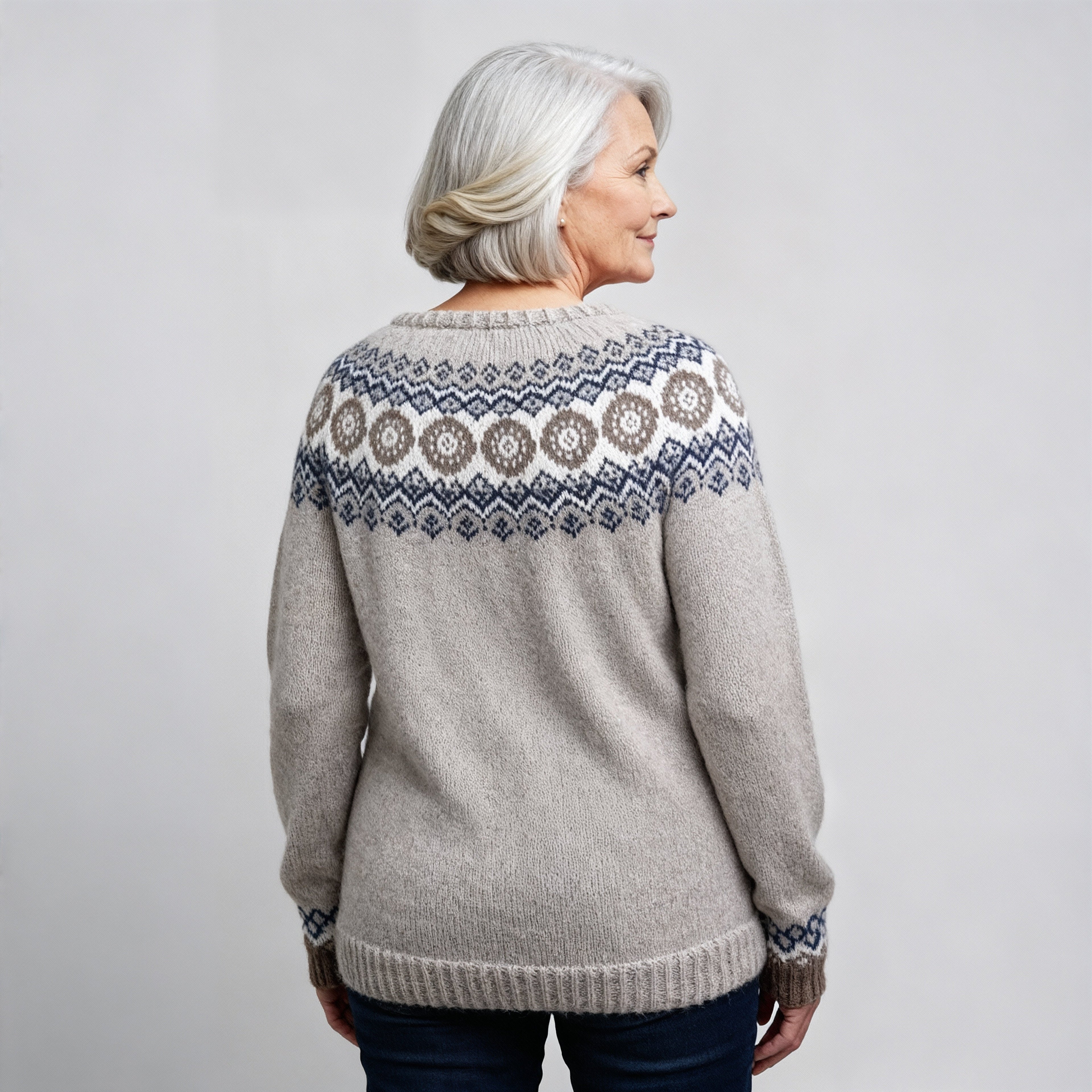 Classic Icelandic Wool Knit Sweater