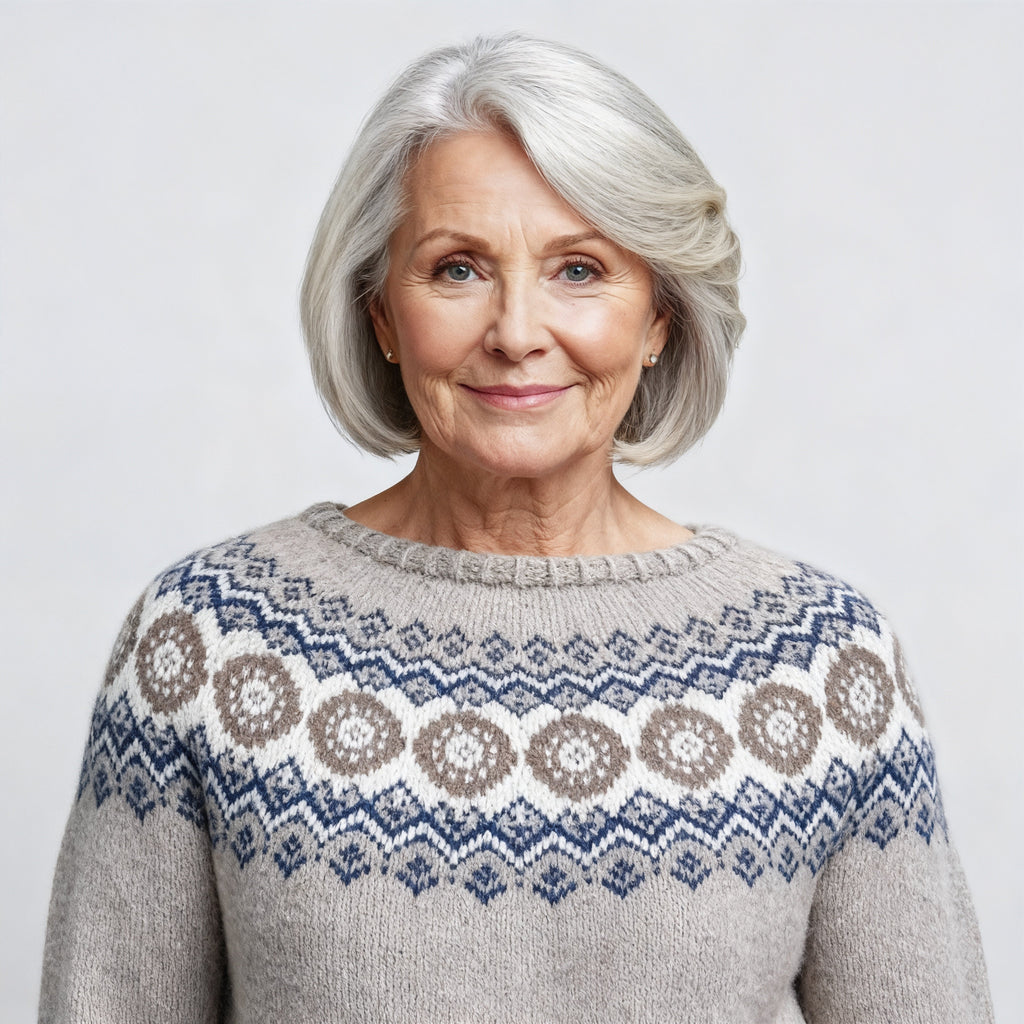 Classic Icelandic Wool Knit Sweater