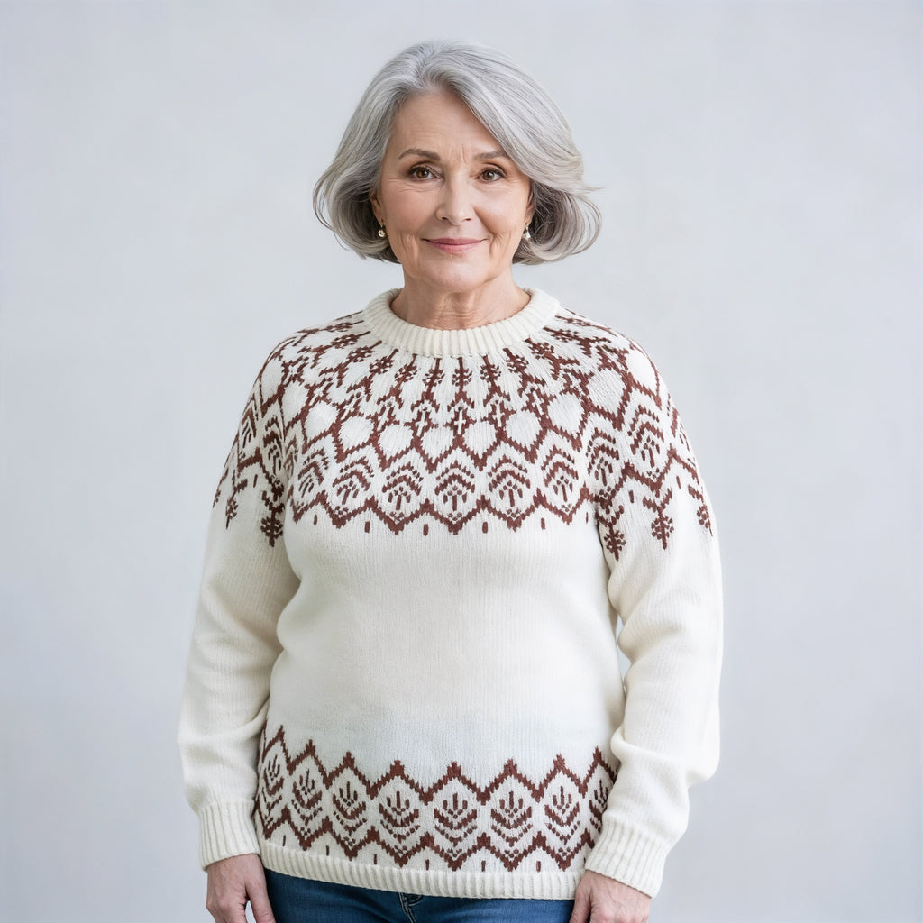 Classic Icelandic Wool Knit Sweater