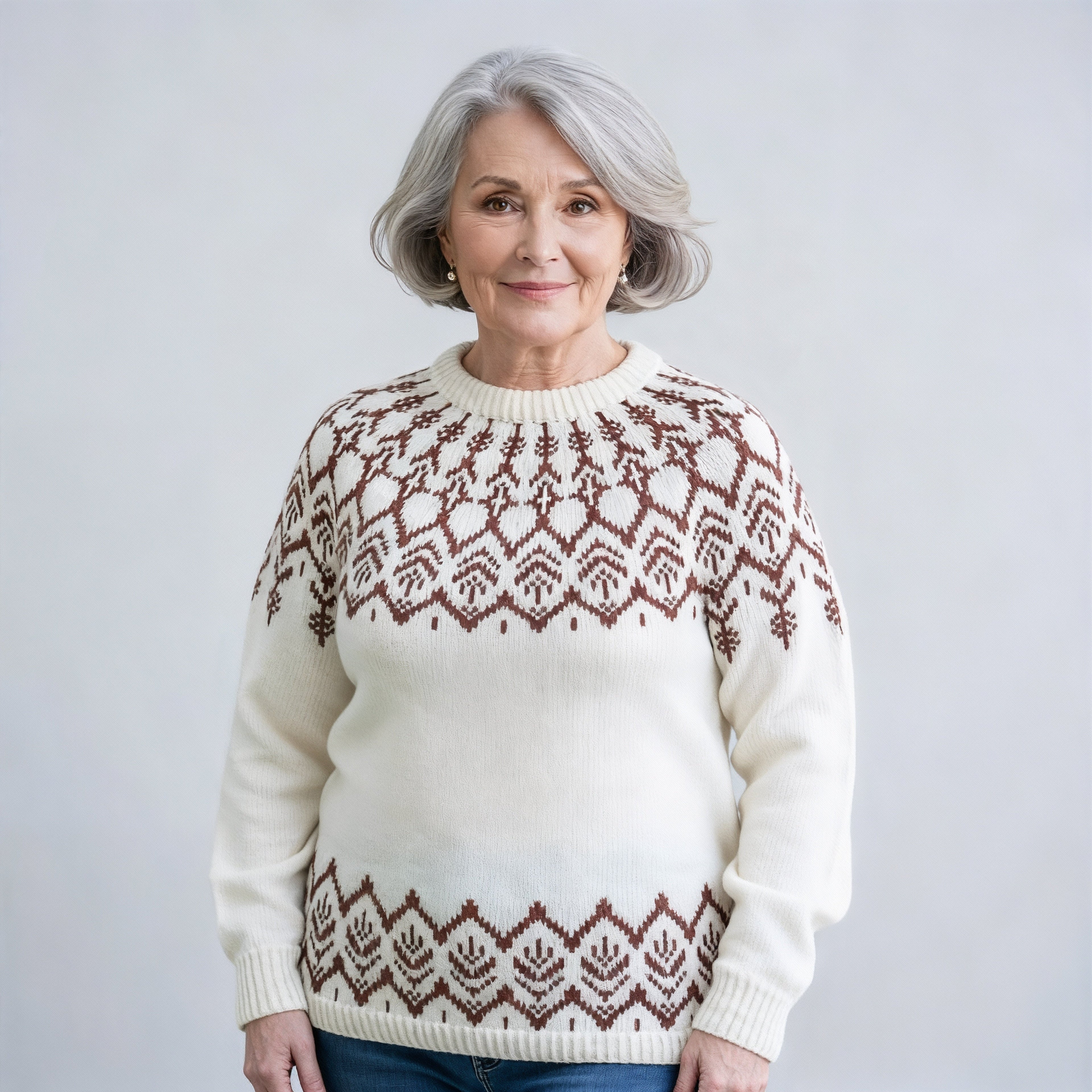 Classic Icelandic Wool Knit Sweater