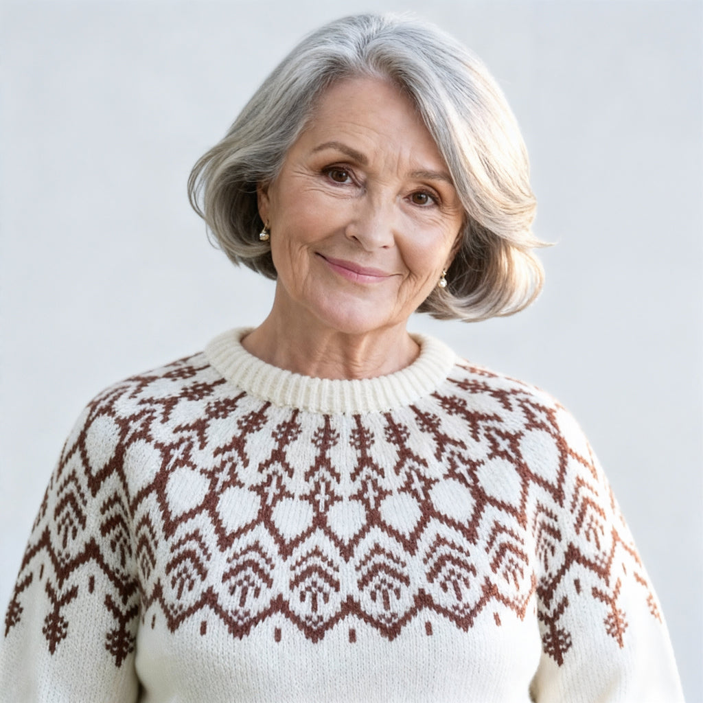 Classic Icelandic Wool Knit Sweater