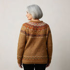 Classic Icelandic Wool Knit Sweater