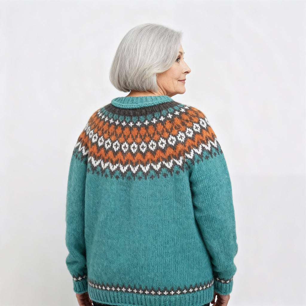 Classic Icelandic Wool Knit Sweater