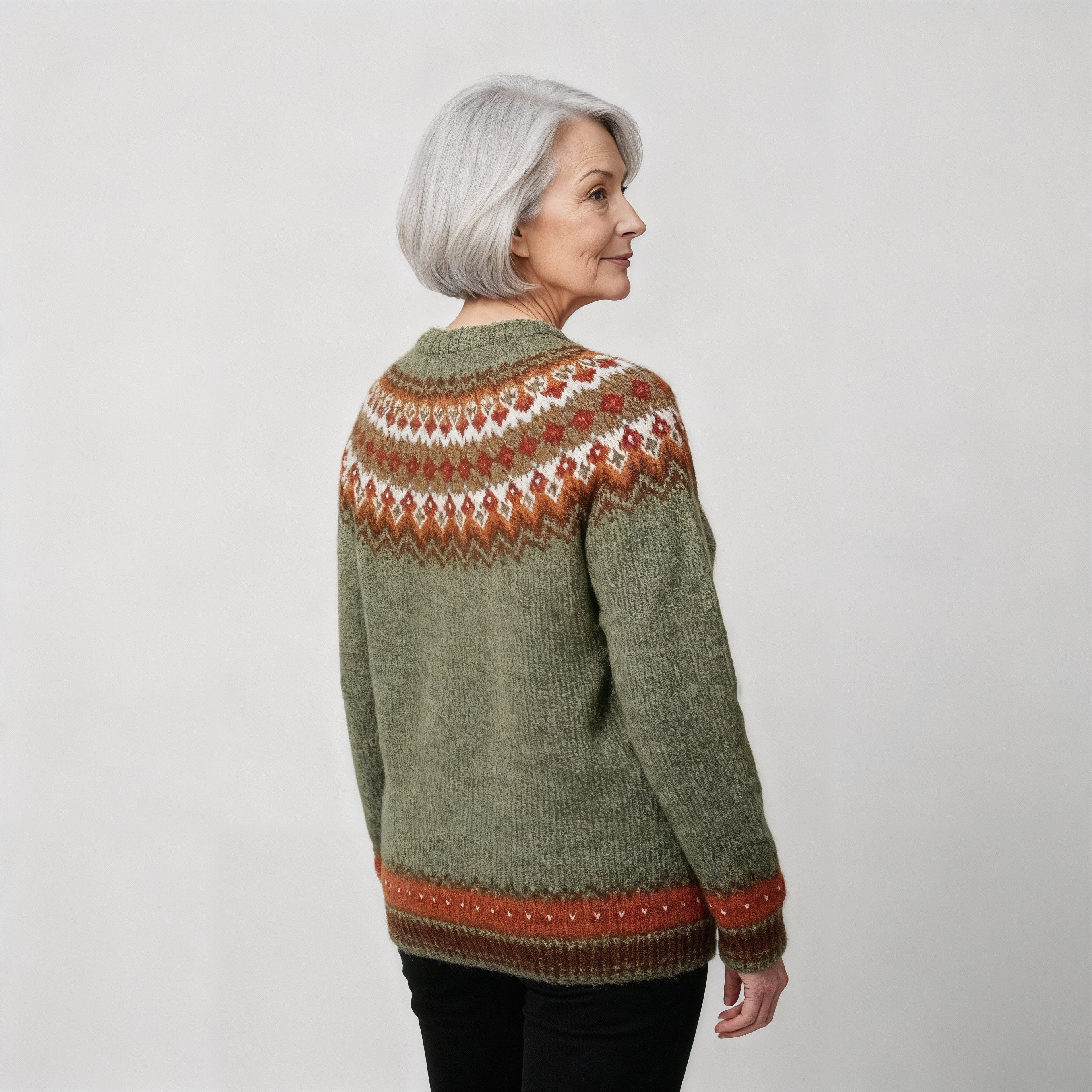 Classic Icelandic Wool Knit Sweater
