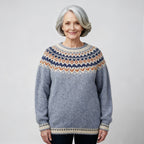 Classic Icelandic Wool Knit Sweater