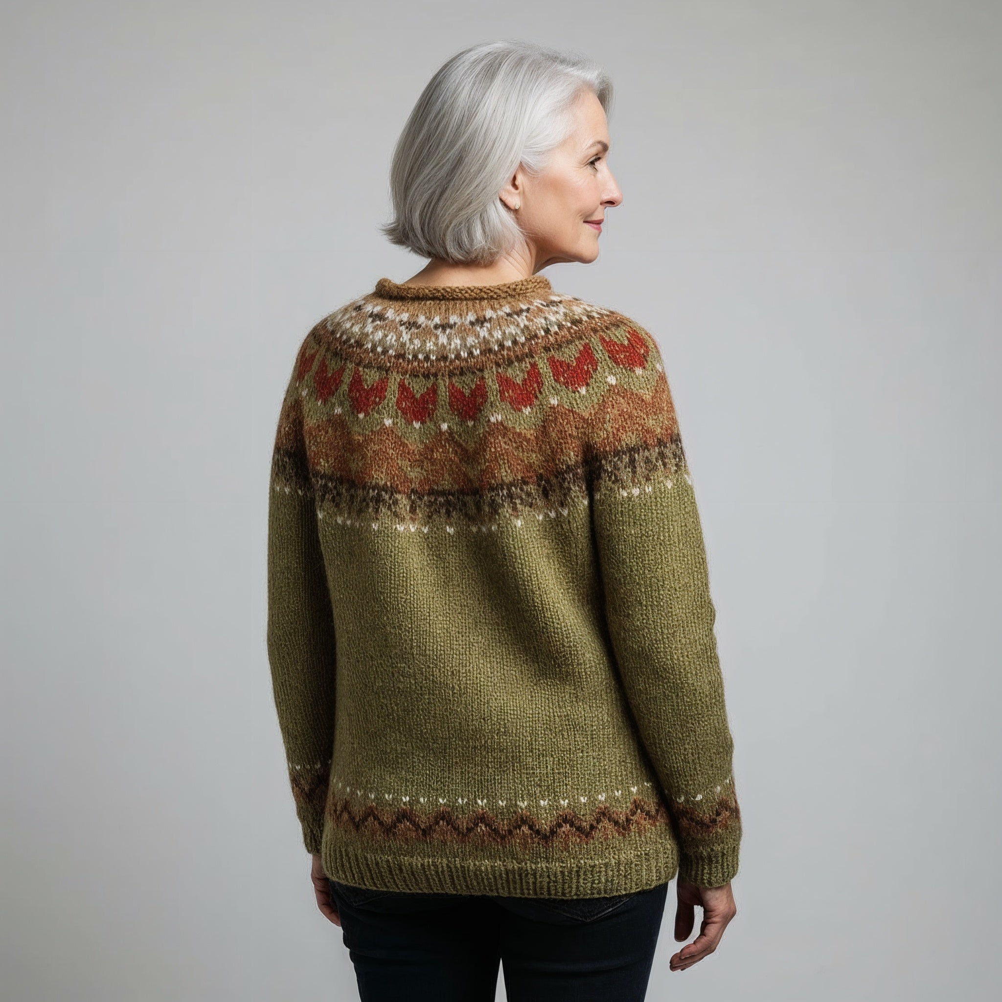 Classic Icelandic Wool Knit Sweater